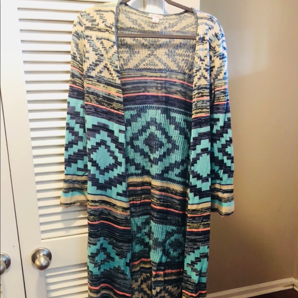 Xhilaration long cardigan duster